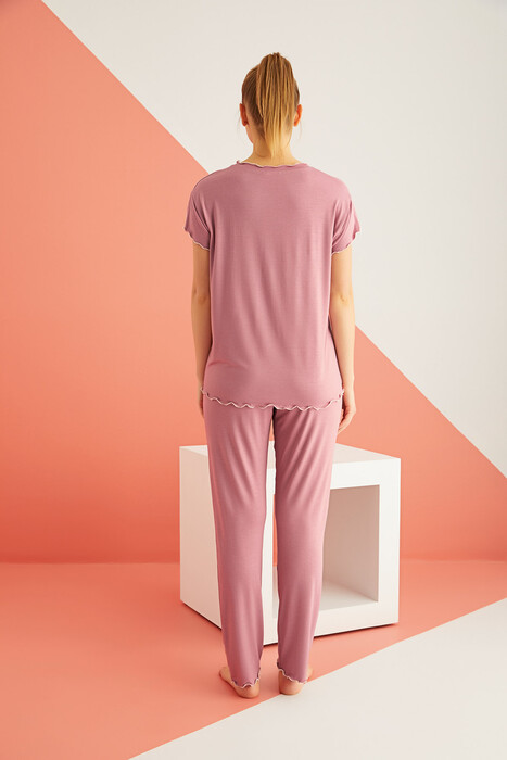 ZEY - 30509 Kadın Kısa Kol Pijama Takım (1)