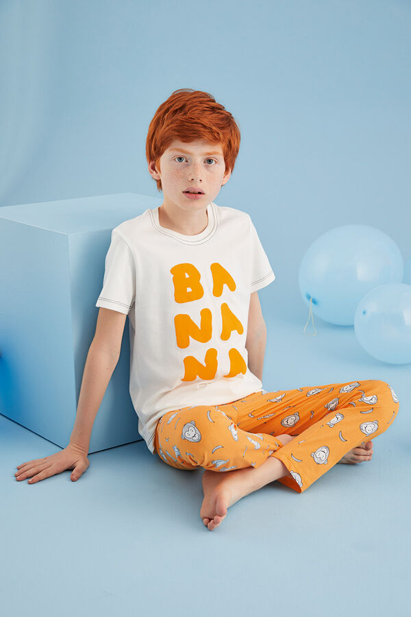 8341 Erkek Çocuk Baskılı Pijama Takım