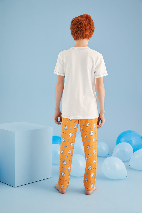8342 Erkek Çocuk Baskılı Pijama Takım