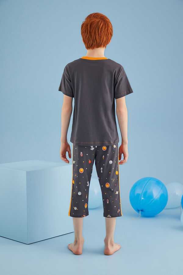 8382 Erkek Çocuk Baskılı Pijama Takım 