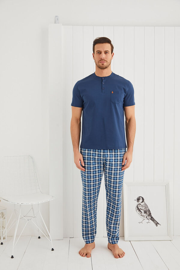 9309 Erkek Kısa Kollu Pijama Takım