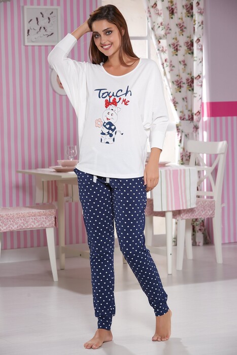 SEVİM - 6690 Baskılı Pijama Takım