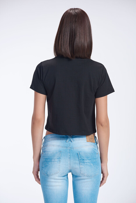 SEVİM - 12401-1 Bayan Crop T-Shirt (1)