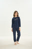 8739 Kız Çocuk Baskılı Pijama Takım Garson