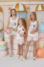 8631 Kız Çocuk Baskılı Şort Takım Garson