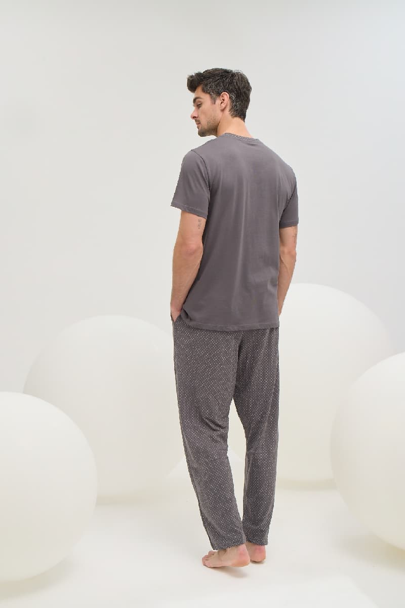 9596 Erkek V Yaka Pijama Takım