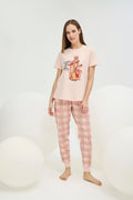 16570 Kadın Baskılı Pijama Takım