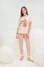 16570 Kadın Baskılı Pijama Takım