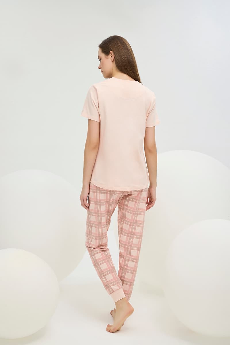 16570 Kadın Baskılı Pijama Takım