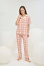 16569 Kadın Düğmeli Pijama Takım