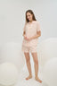 16431 Kadın Düğmeli Şort Takım