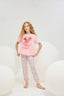 8849 Kız Çocuk Baskılı Pijama Takım