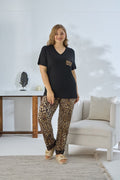 14856 Kadın Battal Boy Pijama Takım