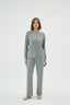 16926 KADIN DÜĞMELİ PİJAMA TAKIM