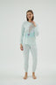 17091 KADIN BASKILI PİJAMA TAKIM