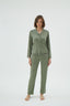 17114 KADIN DÜĞMELİ PİJAMA TAKIM