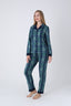 17362 Kadın Düğmeli Pijama Takım