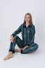 17362 Kadın Düğmeli Pijama Takım