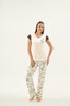 17370 Kadın Baskılı Pijama Takım