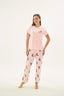 17537 Kadın Baskılı Pijama Takım