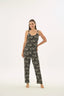 17620 Kadın Geniş Askılı Pijama takım