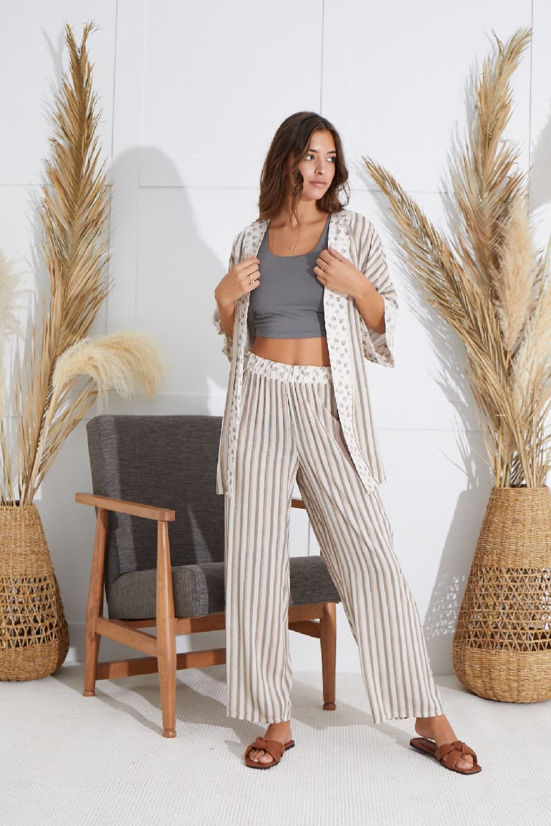 15528 Kadın 3 Lü Pijama Takım