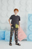 8659 Erkek Çocuk Baskılı Pijama Takım Garson