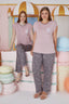 15729 Kadın Baskılı Pijama Takım