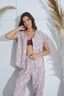 15921 Kadın Düğmeli Pijama Takım