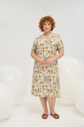 21319 Kadın Oversize Midi Boy Elbise
