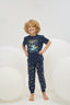 8807 Erkek Çocuk Baskılı Pijama Takım