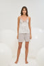 16761 Kadın İnce Askılı Şort Takım