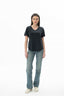 21625 KADIN V YAKA T-SHIRT