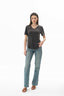 21631 KADIN V YAKA T-SHIRT