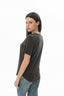 21631 KADIN V YAKA T-SHIRT
