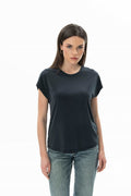21672 KADIN YUVARLAK YAKA T-SHIRT