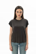 21675 KADIN YUVARLAK YAKA T-SHIRT