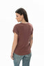 21678 KADIN YUVARLAK YAKA T-SHIRT