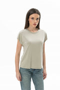 21680 KADIN YUVARLAK YAKA T-SHIRT