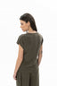21682 KADIN YUVARLAK YAKA T-SHIRT