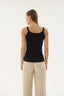 16155 KADIN FİTİLLİ İNCE ASKILI T-SHIRT