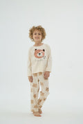 8901 UNISEX ÇOCUK BASKILI PİJAMA TAKIM