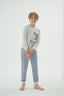 8940 ERKEK Ç. BASKILI PİJAMA TAKIM