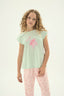 8984 Kız Çocuk Baskılı Pijama Takım