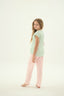 8984 Kız Çocuk Baskılı Pijama Takım