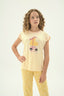 8986 Kız Çocuk Baskılı Pijama Takım