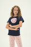 8999 Kız Çocuk Baskılı Pijama Takım