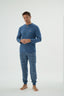 9636 ERKEK NAKIŞLI PİJAMA TAKIM