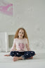 8576 Kız Çocuk Baskılı Pijama Takım