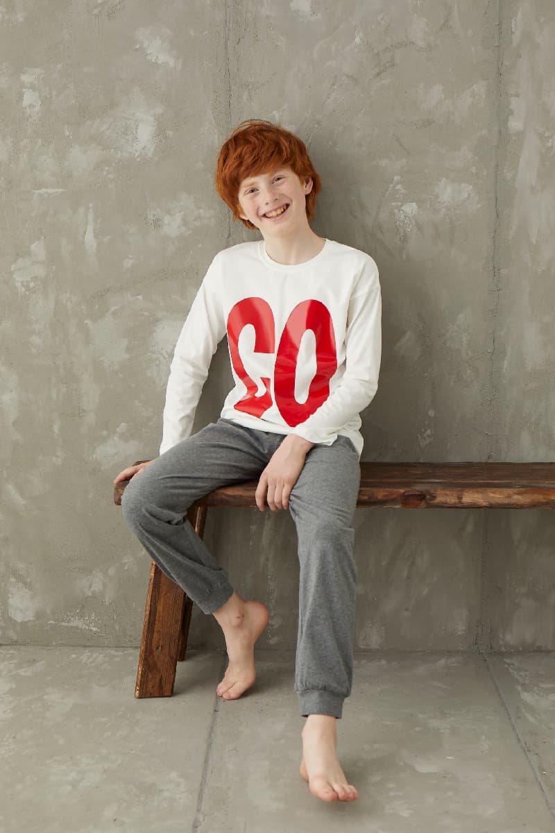 8460 Erkek Çocuk Pijama Takım